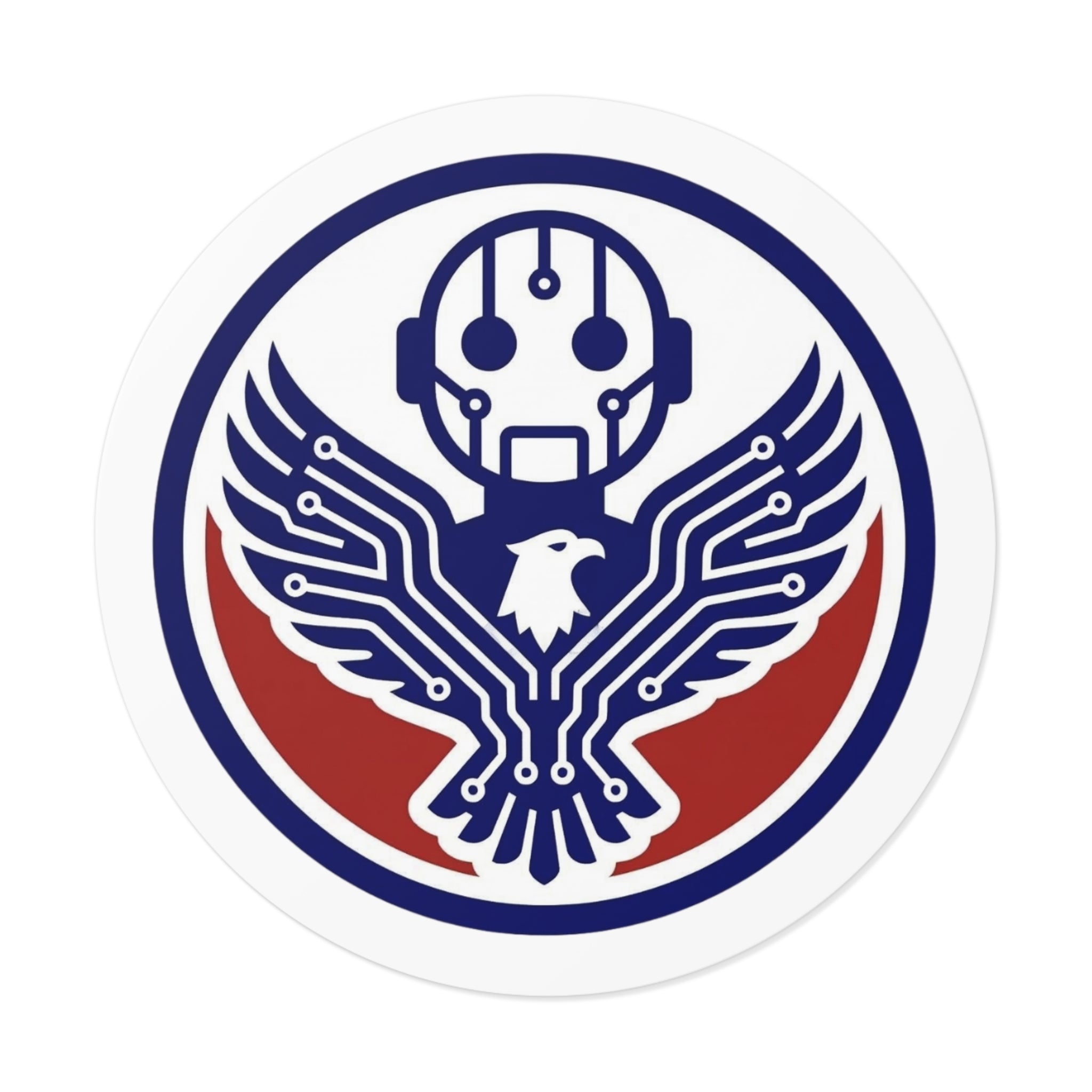 Bot 2028 Round Vinyl Sticker