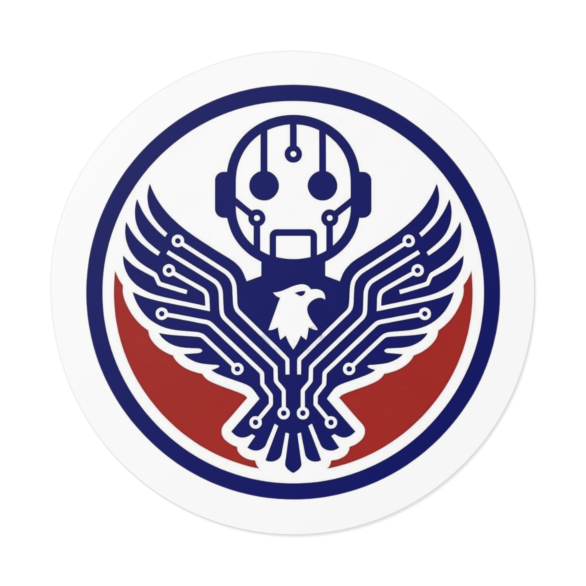 Bot 2028 Round Vinyl Sticker