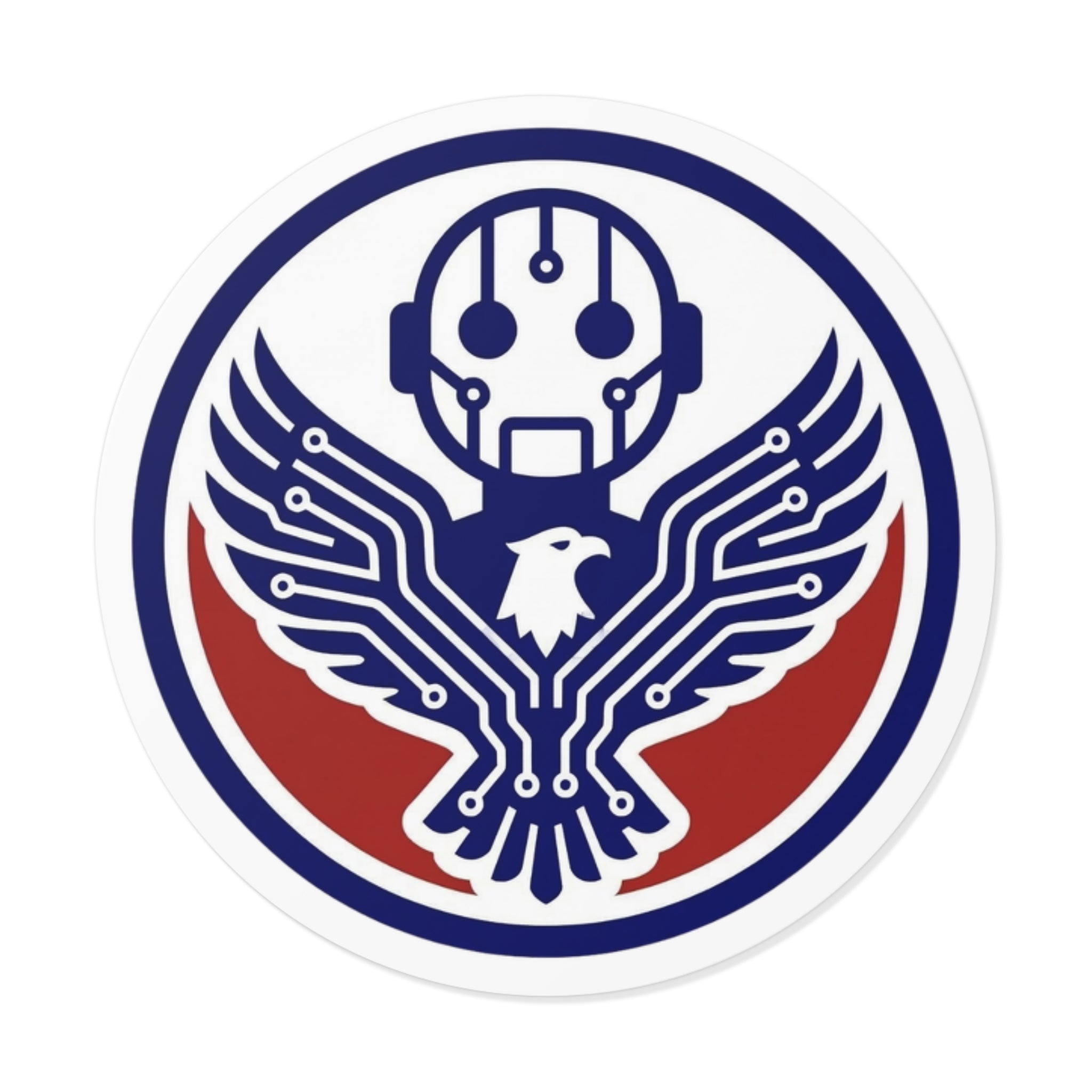 Bot 2028 Round Vinyl Sticker