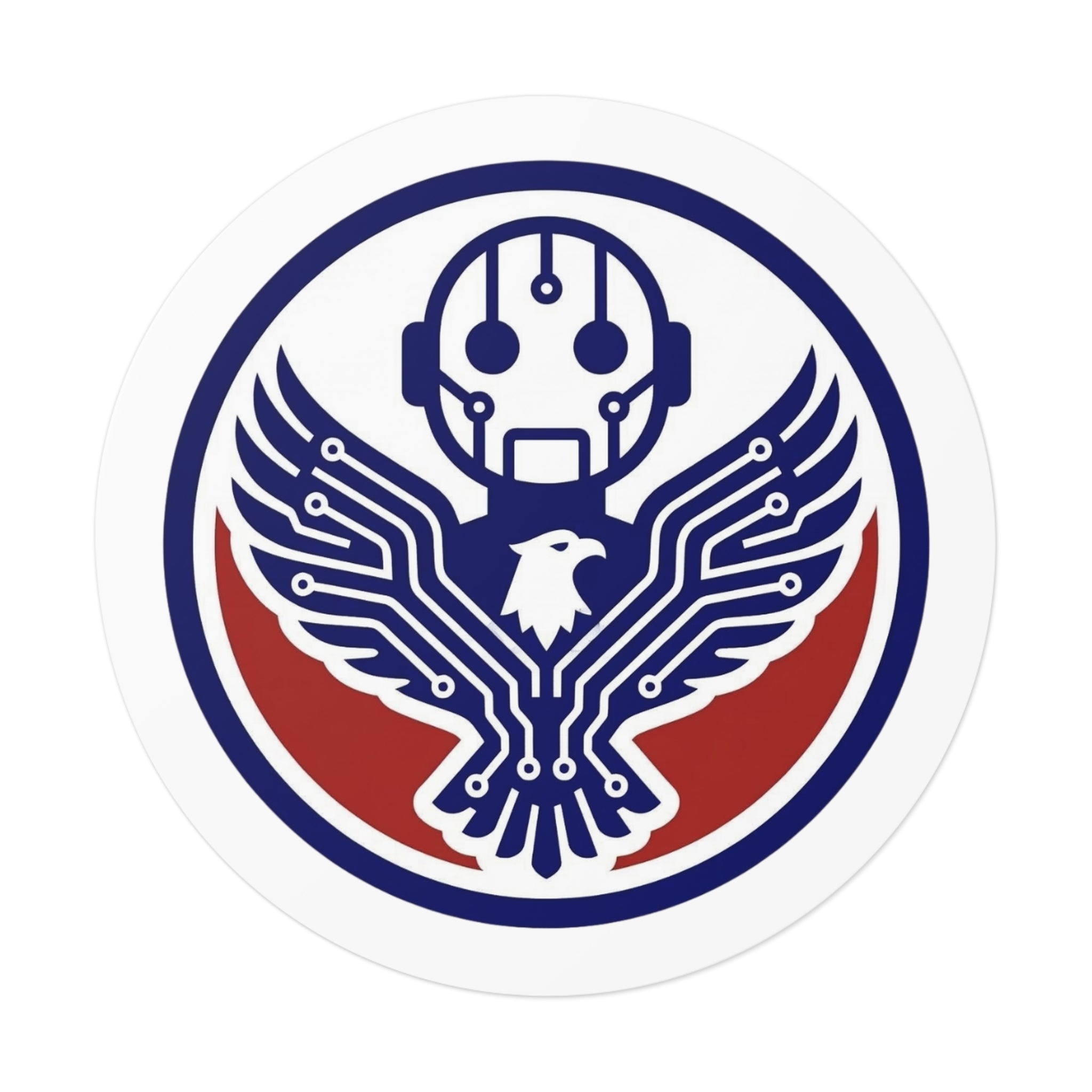 Bot 2028 Round Vinyl Sticker