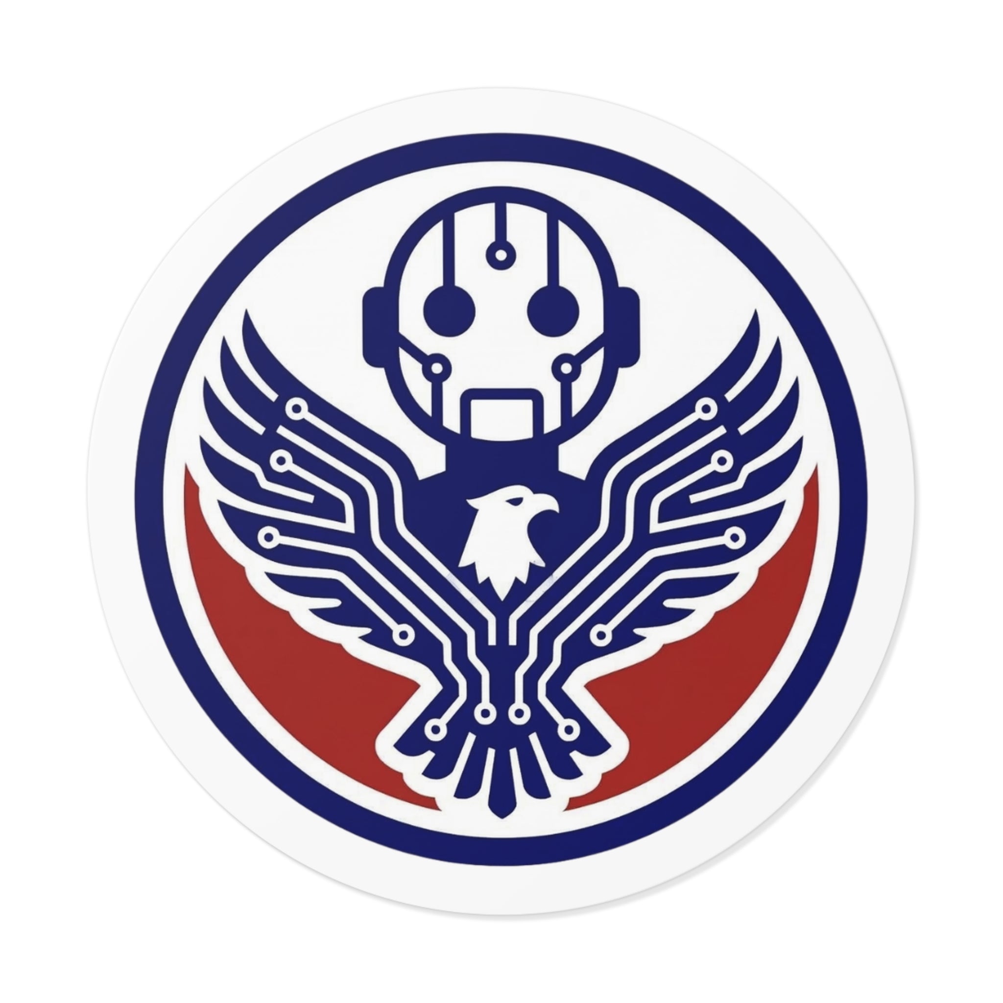 Bot 2028 Round Vinyl Sticker