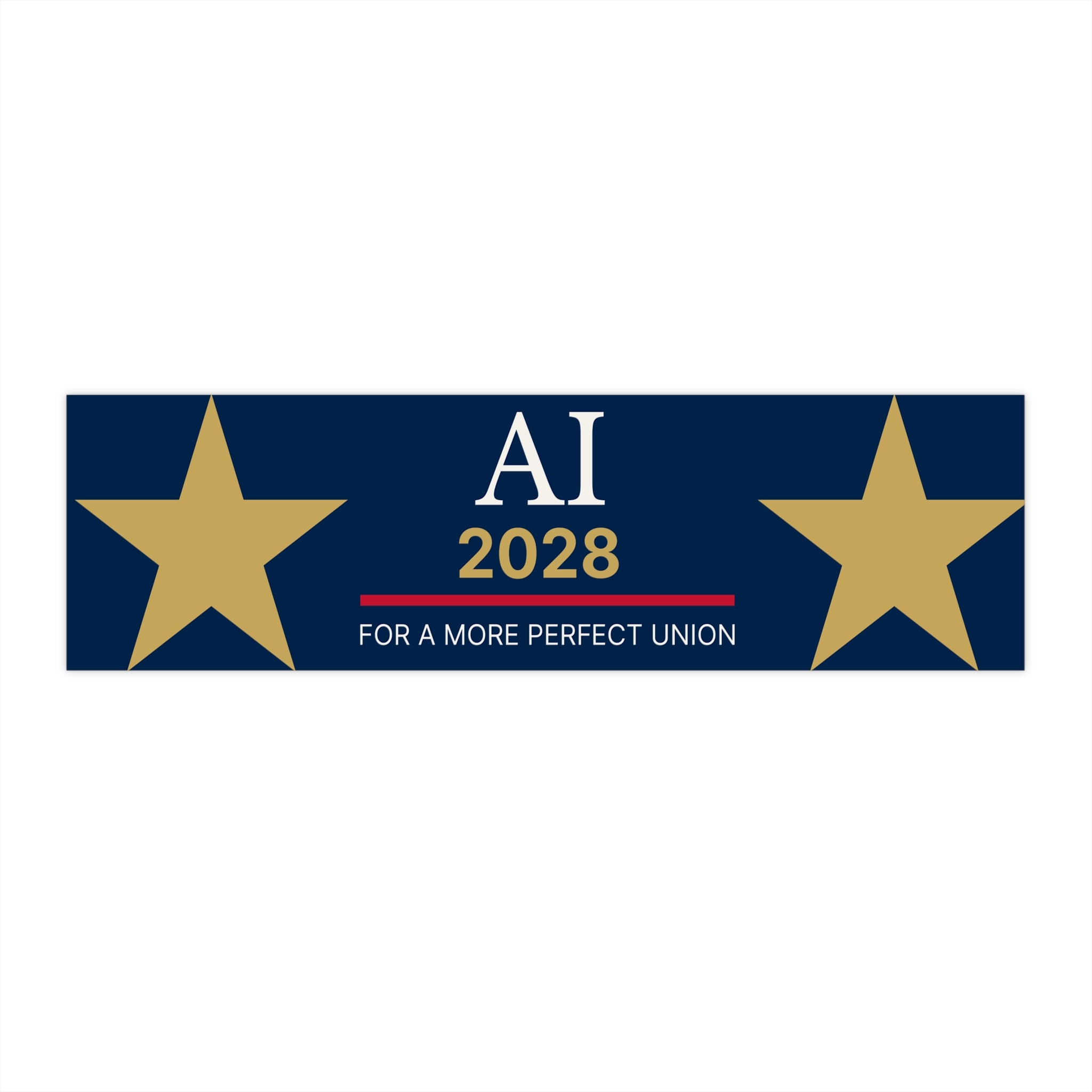AI 2028 Bumper Sticker