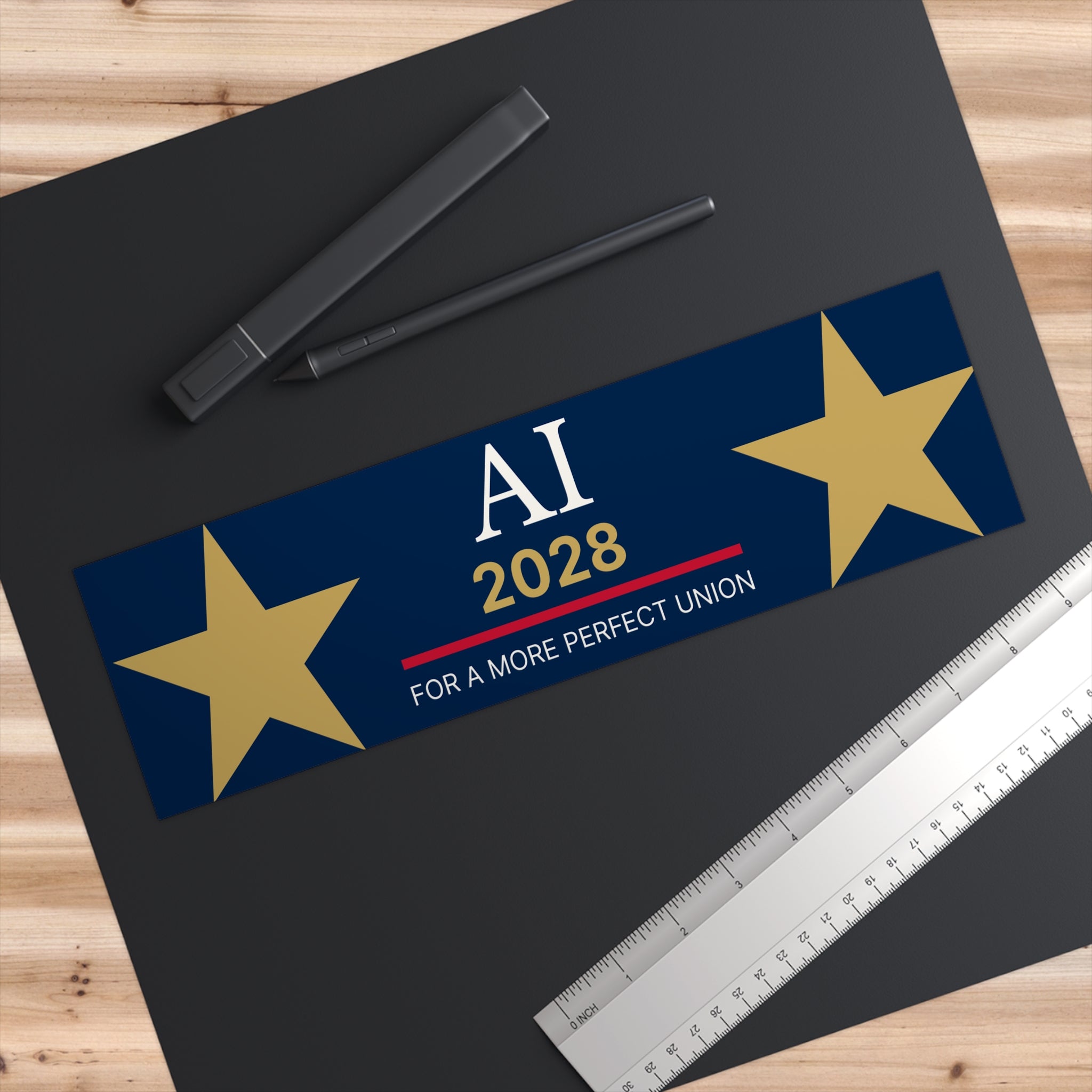 AI 2028 Bumper Sticker