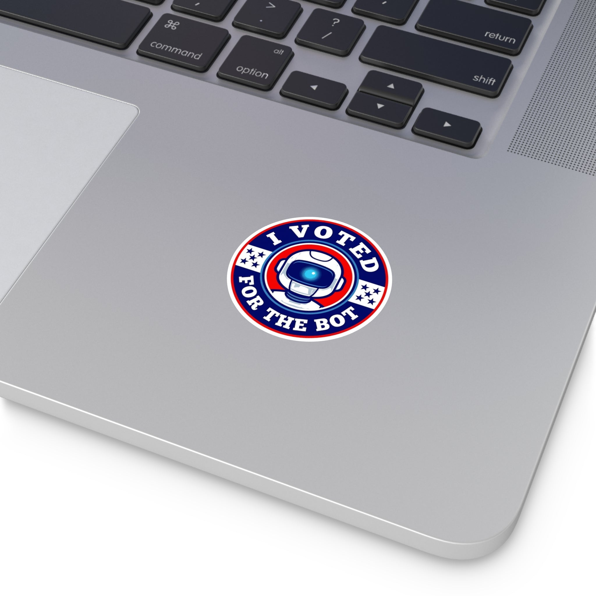 I Voted for the Bot Round Vinyl Sticker