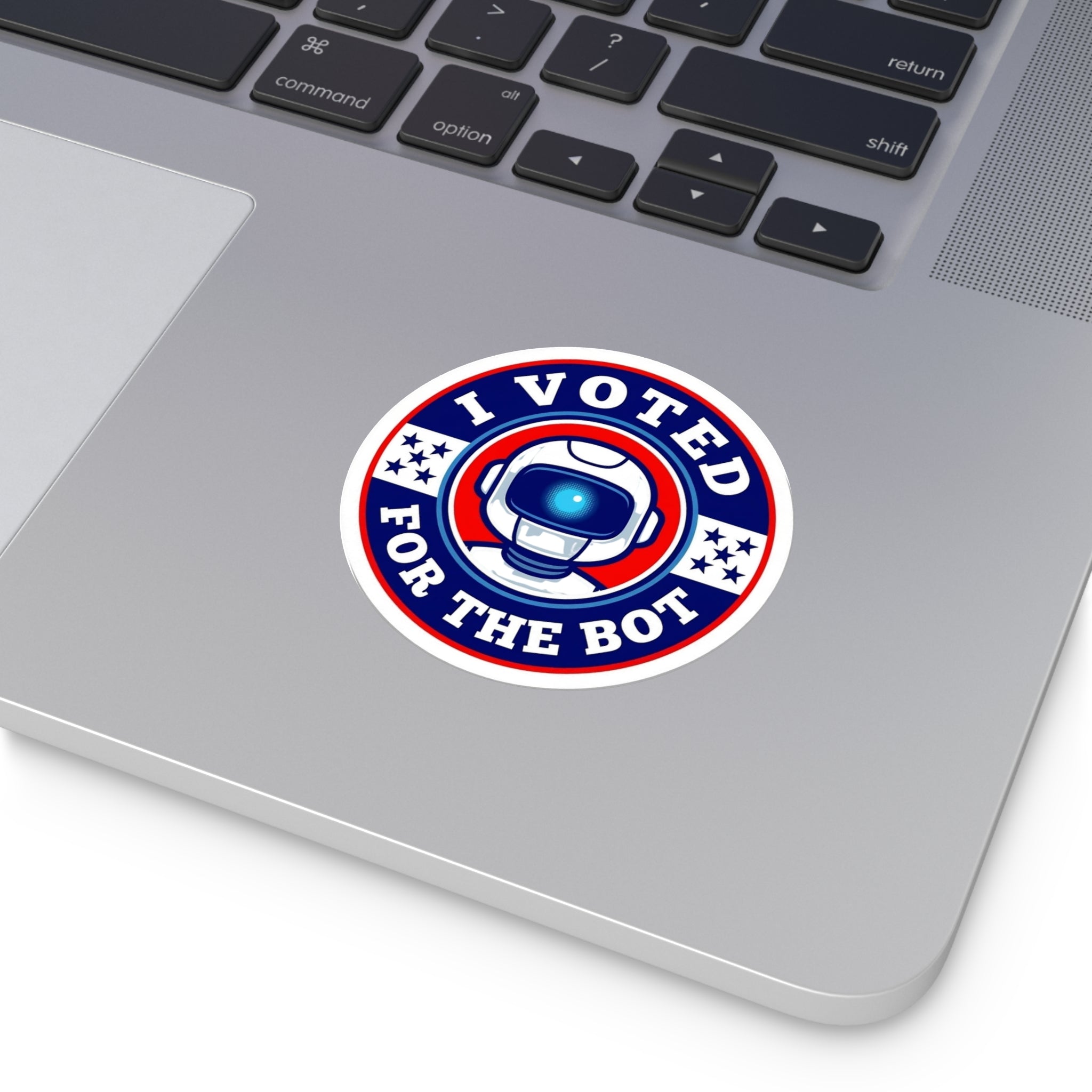 I Voted for the Bot Round Vinyl Sticker